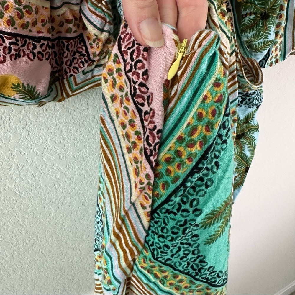 FARM RIO Tropical Jungle Cutout Mini Dress SZ XS - Picture 6 of 9